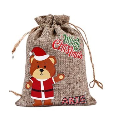 Drawstring Burlap Gift Bag