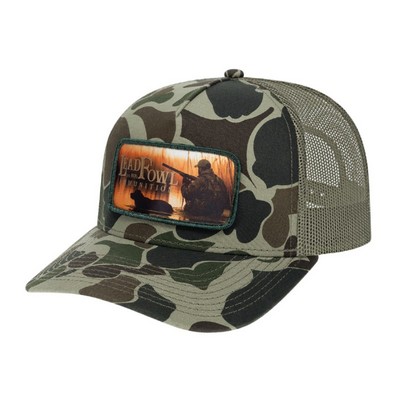 Cap America™ Duck Camo Trucker Mesh Back Cap